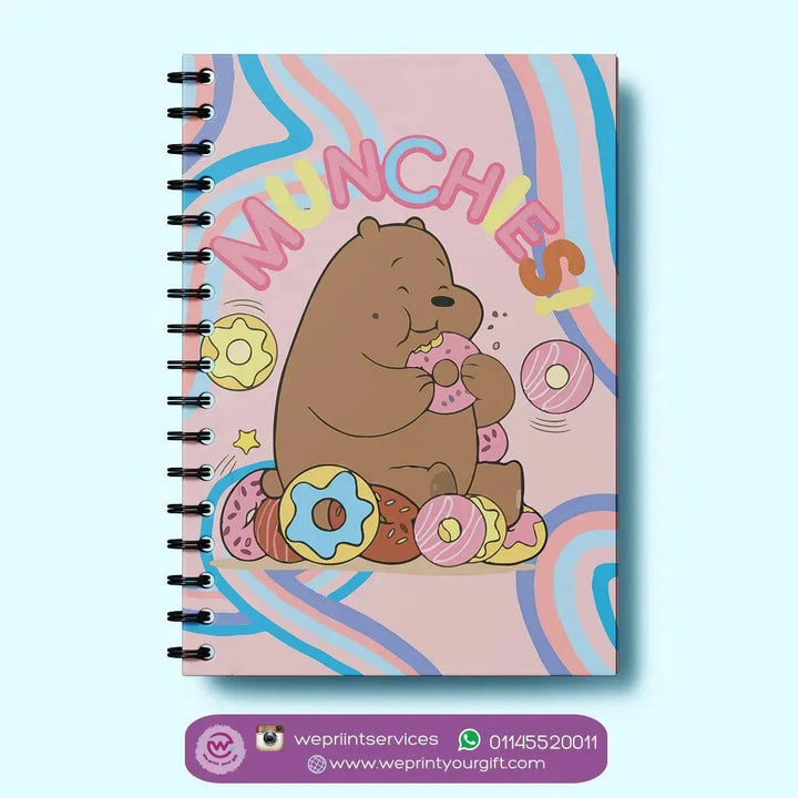 Notebook - A5 Size - We Bare Bears - WE PRINT