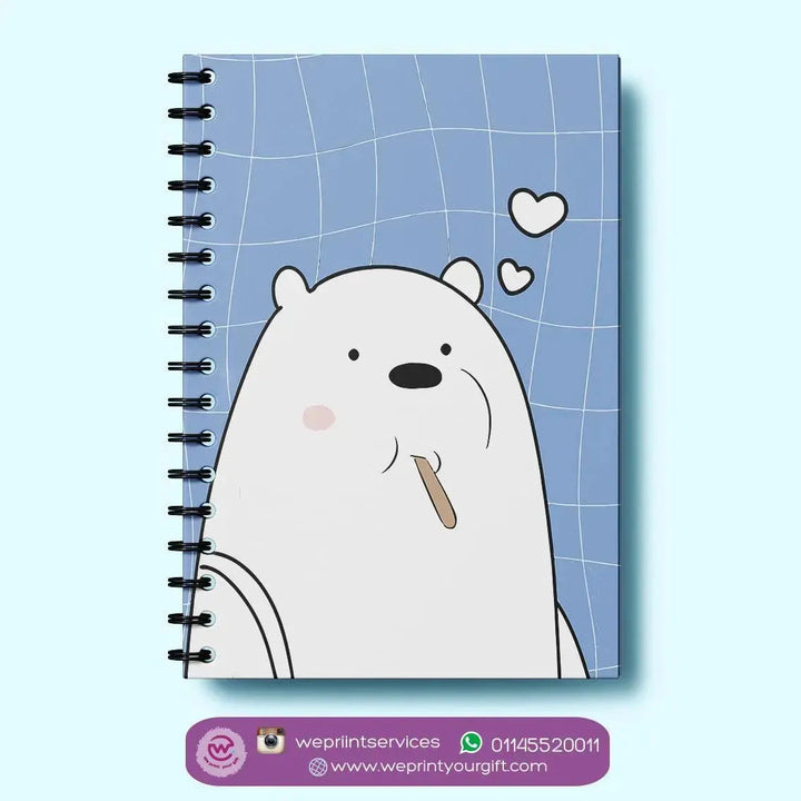 Notebook - A5 Size - We Bare Bears - WE PRINT