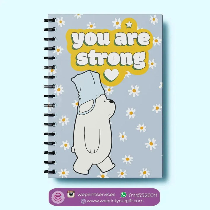 Notebook - A5 Size - We Bare Bears - WE PRINT