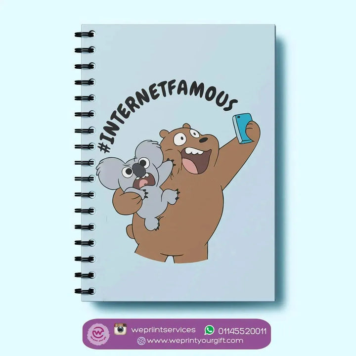 Notebook - A5 Size - We Bare Bears - WE PRINT