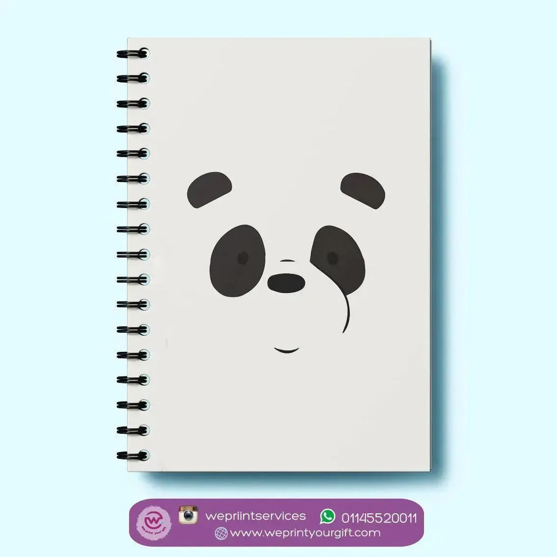 Notebook - A5 Size - We Bare Bears - WE PRINT
