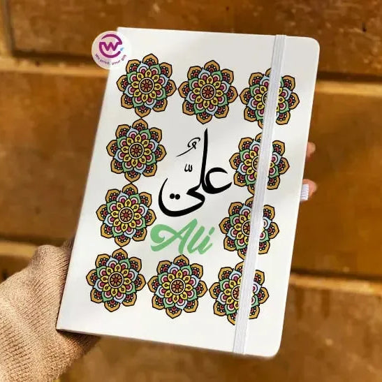 Notebook with Elastic Band - AR-NAMES - WE PRINT