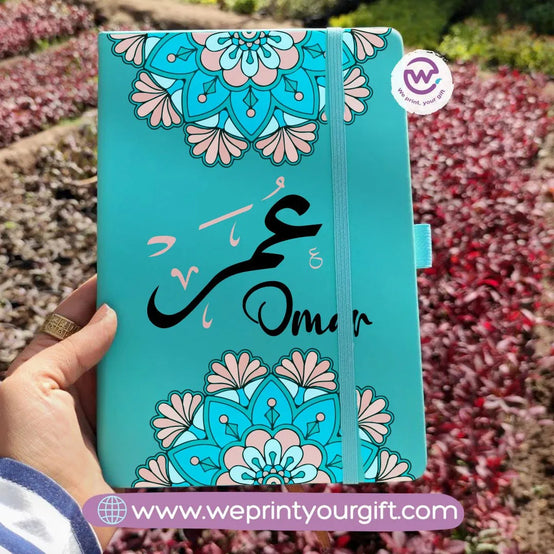 Notebook with Elastic Band- Arabic designs - WE PRINT