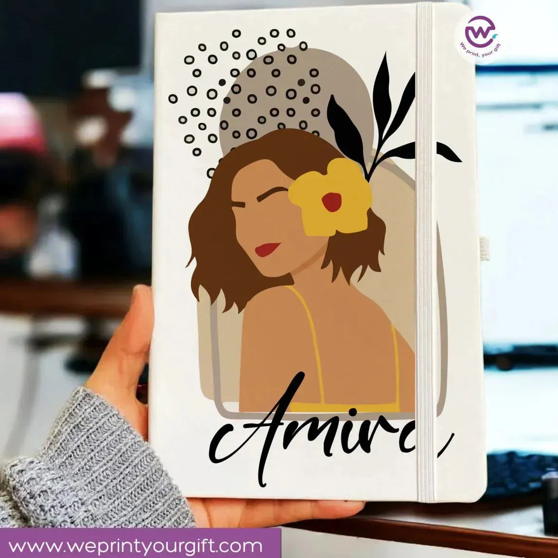 Notebook with Elastic Band - Boho Designs - WE PRINT