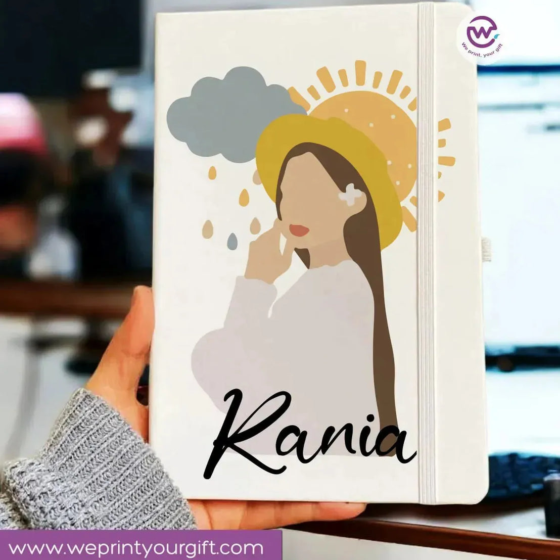 Notebook with Elastic Band - Boho Designs - WE PRINT