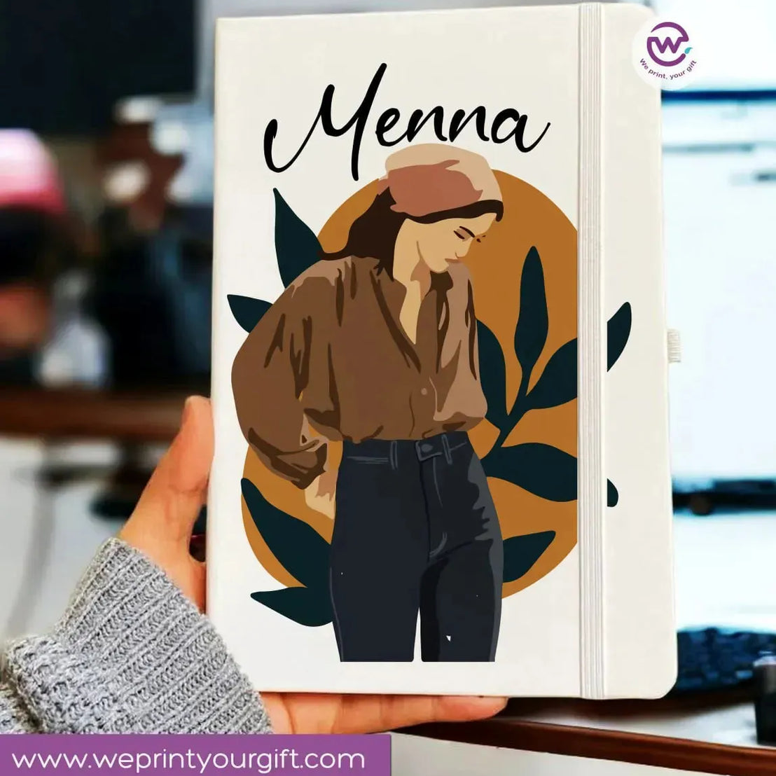 Notebook with Elastic Band - Boho Designs - WE PRINT