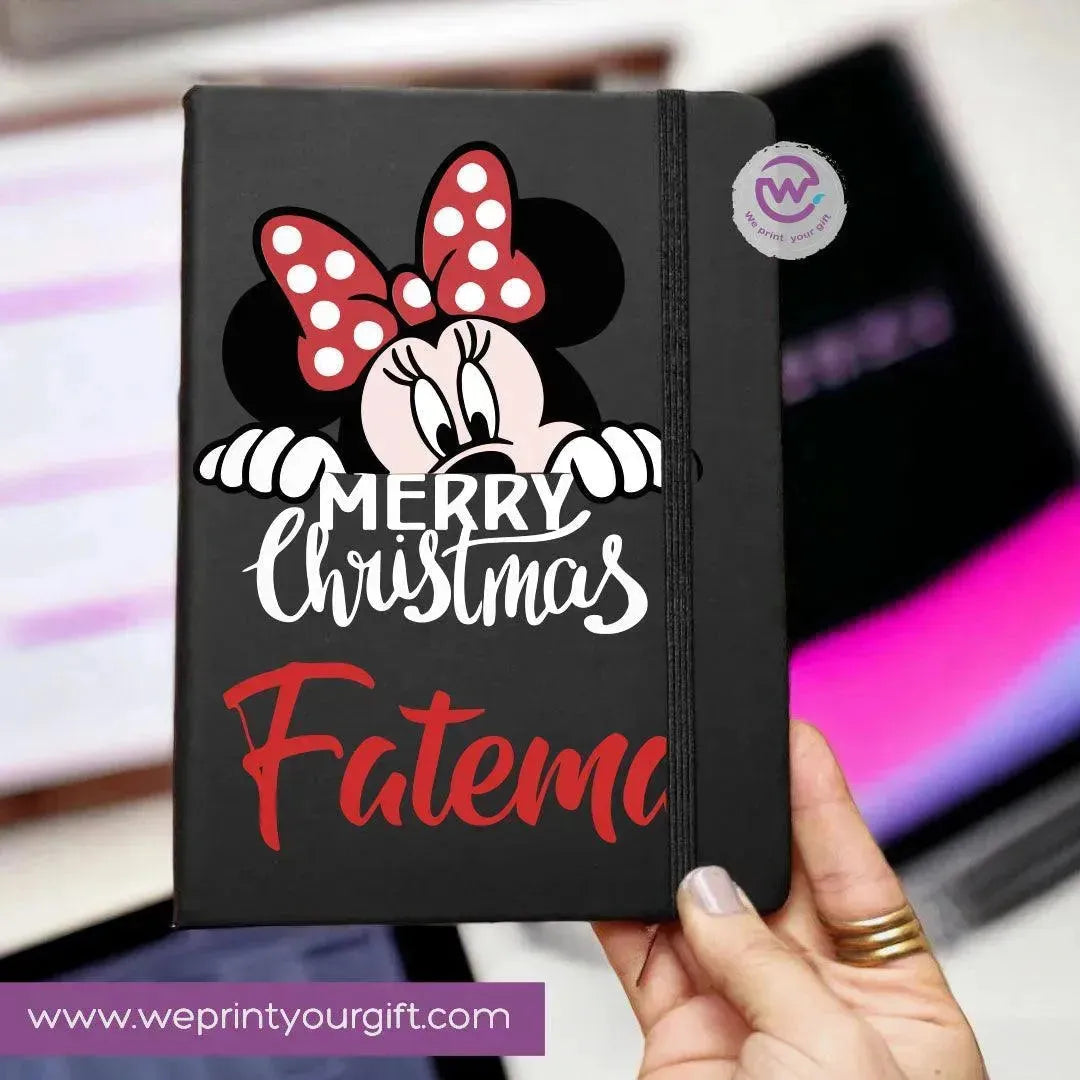 Notebook with Elastic Band- Christmas - WE PRINT
