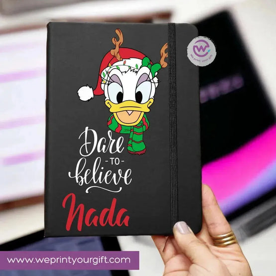 Notebook with Elastic Band- Christmas - WE PRINT