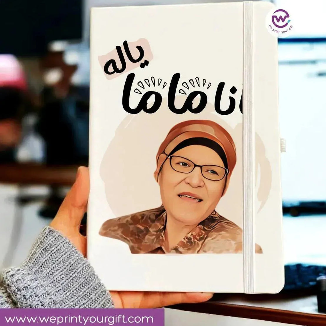 Notebook with Elastic Band - Comics -MOM - WE PRINT