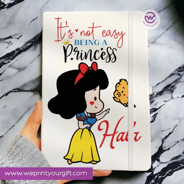 Notebook with Elastic Band - Disney Princess - WE PRINT