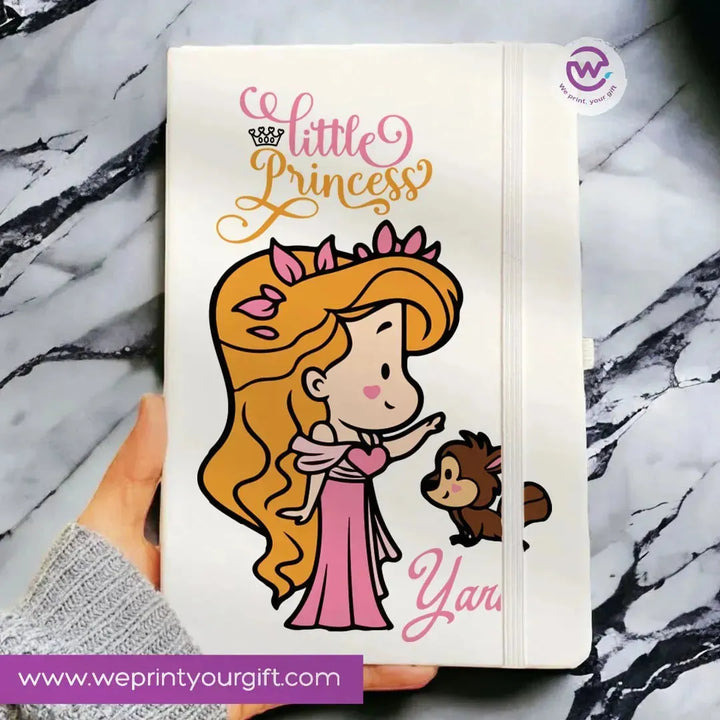 Notebook with Elastic Band - Disney Princess - WE PRINT