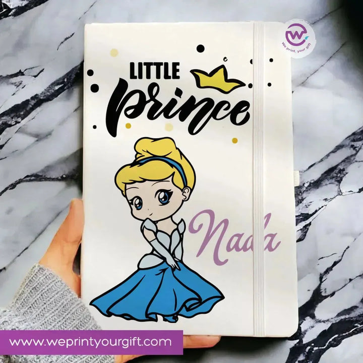 Notebook with Elastic Band - Disney Princess - WE PRINT