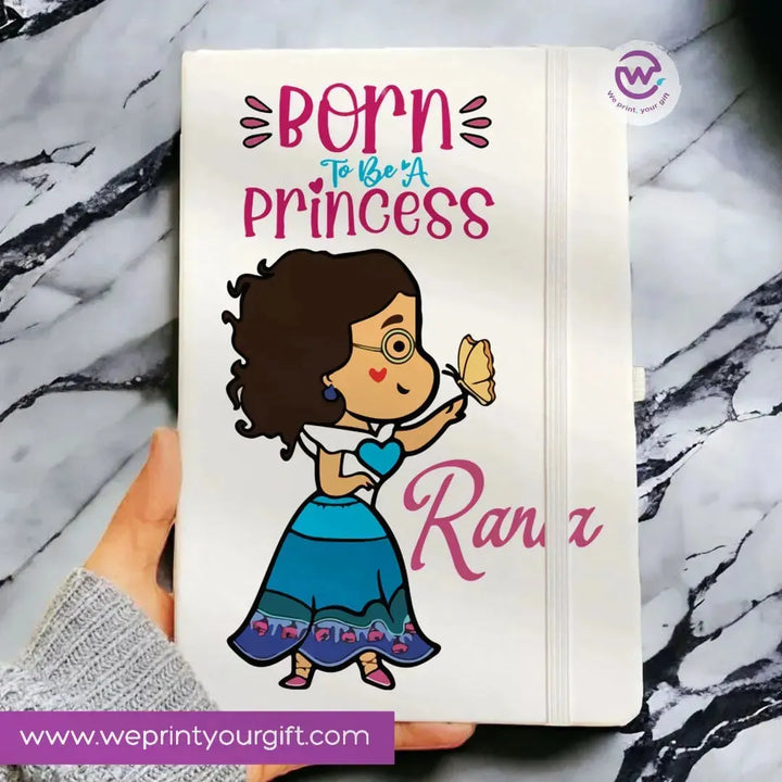 Notebook with Elastic Band - Disney Princess - WE PRINT