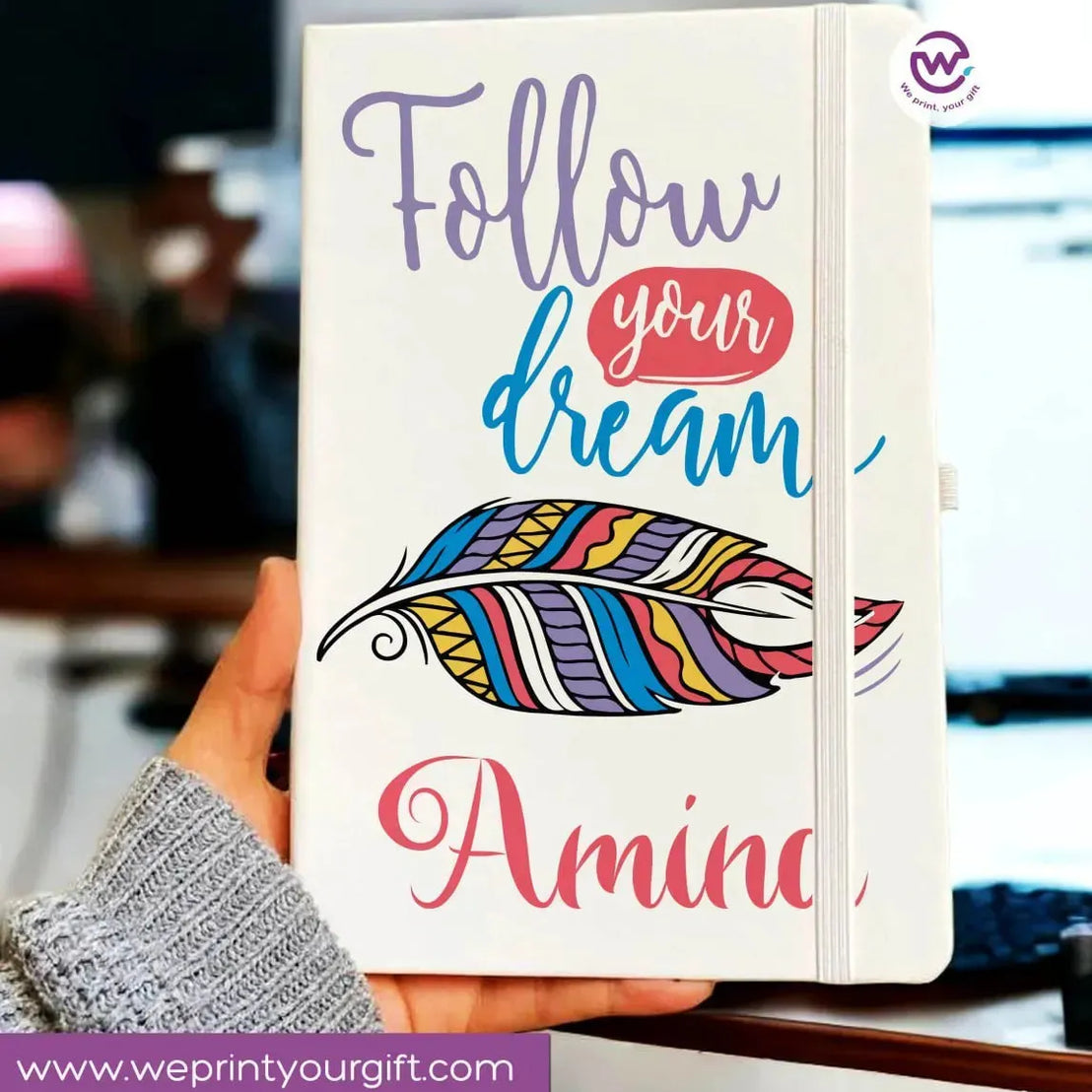 Notebook with Elastic Band - DREAM CATCHER - WE PRINT