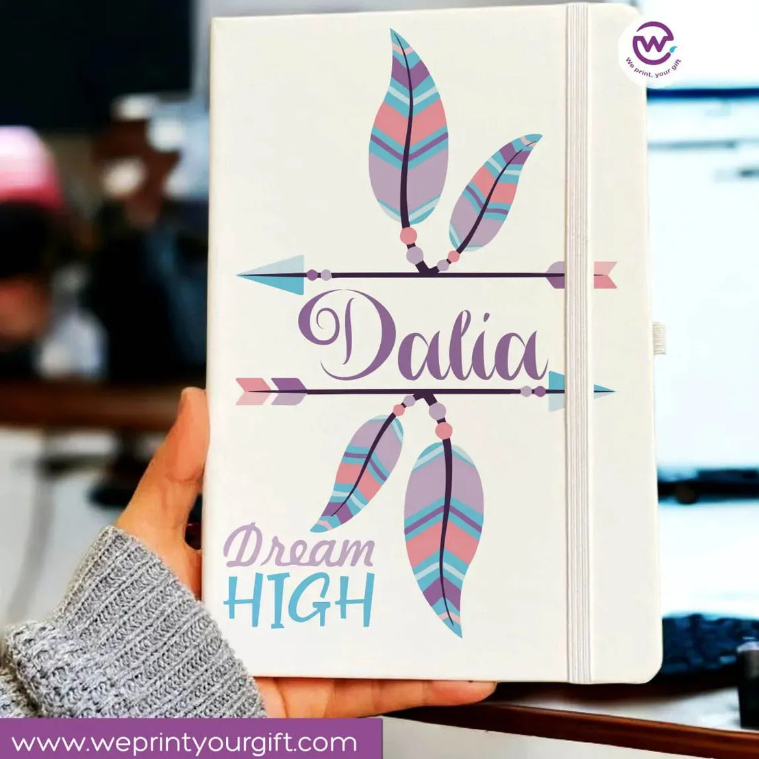 Notebook with Elastic Band - DREAM CATCHER - WE PRINT