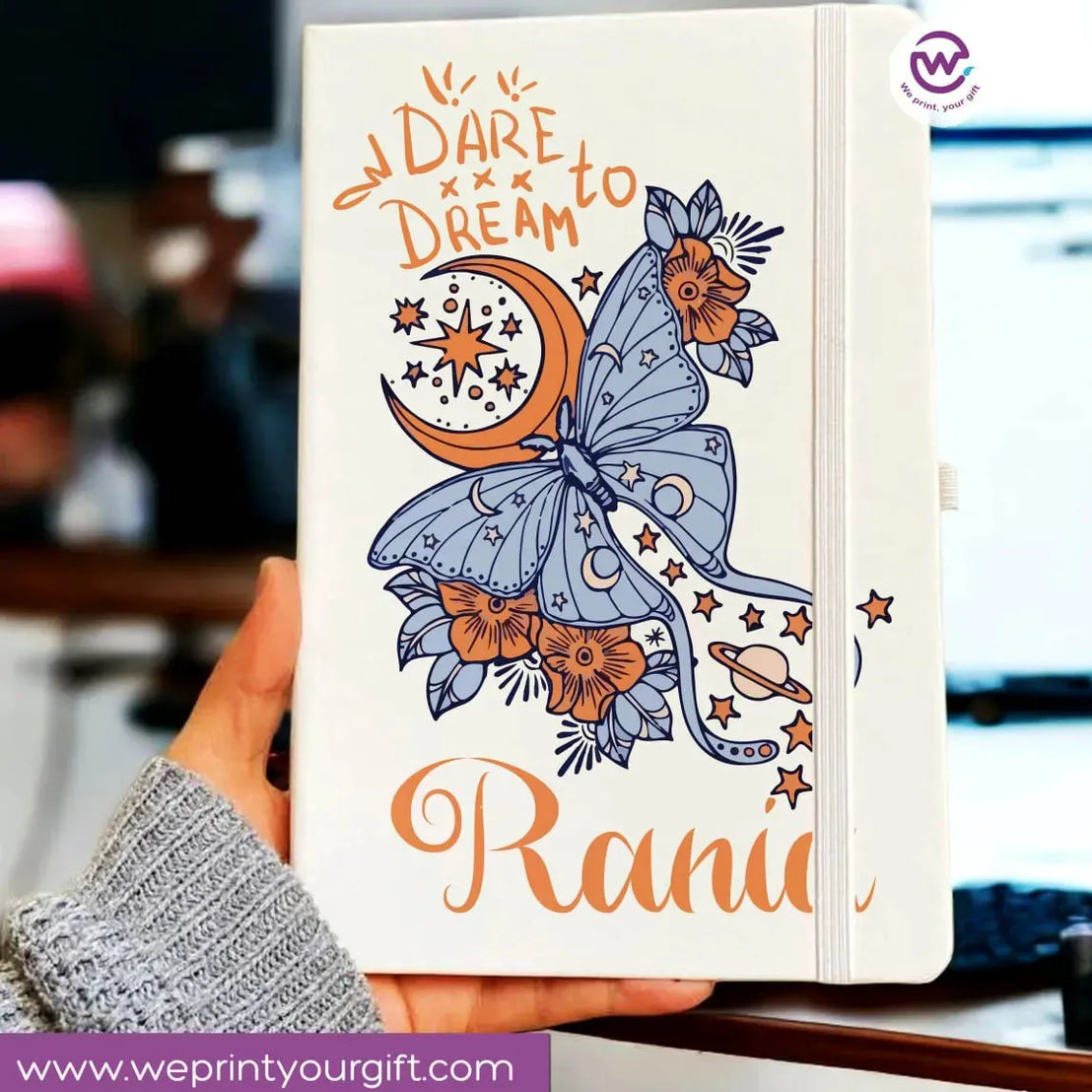 Notebook with Elastic Band - DREAM CATCHER - WE PRINT