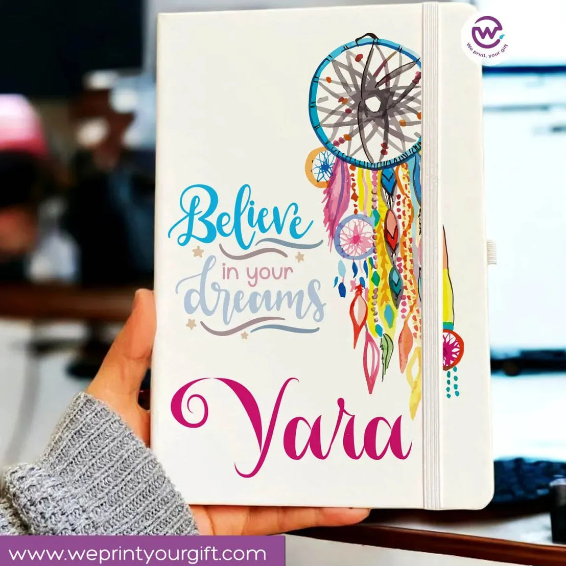 Notebook with Elastic Band - DREAM CATCHER - WE PRINT