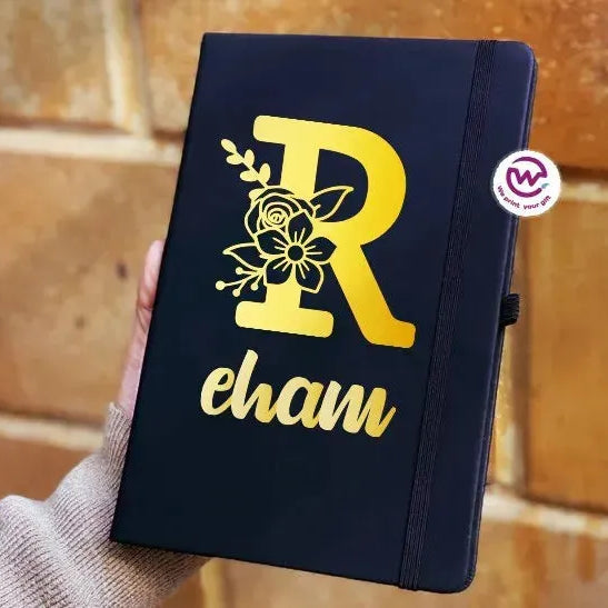 Notebook with Elastic Band - ENGLISH-NAMES - WE PRINT