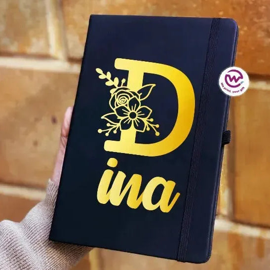 Notebook with Elastic Band - ENGLISH-NAMES - WE PRINT