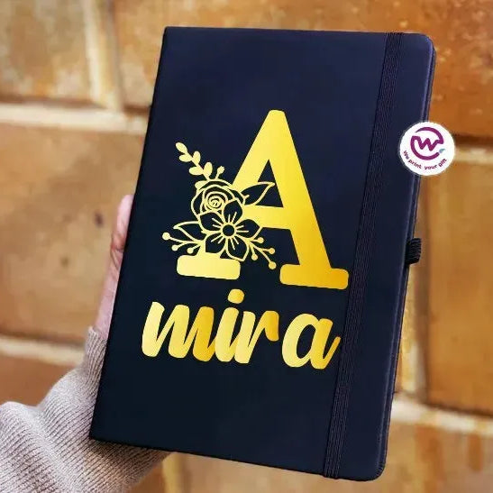 Notebook with Elastic Band - ENGLISH-NAMES - WE PRINT