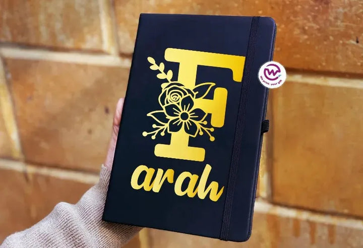 Notebook with Elastic Band - ENGLISH-NAMES - WE PRINT