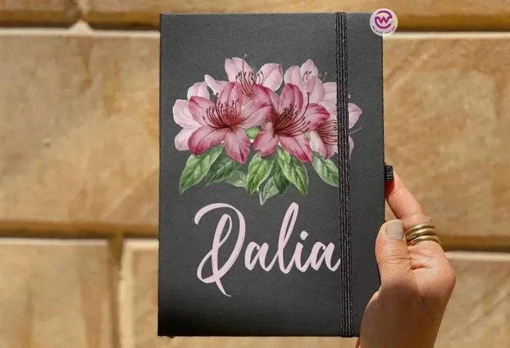 Notebook with Elastic Band - Floral - WE PRINT