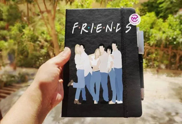 Notebook with Elastic Band- Friends - WE PRINT