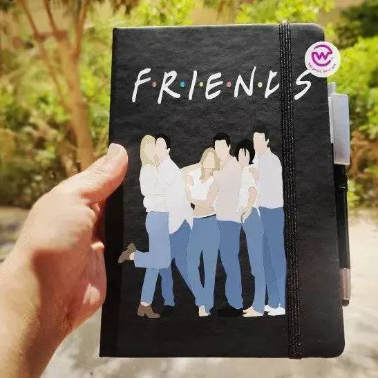Notebook with Elastic Band- Friends - WE PRINT