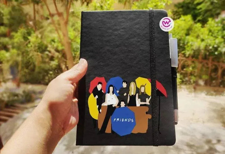 Notebook with Elastic Band- Friends - WE PRINT