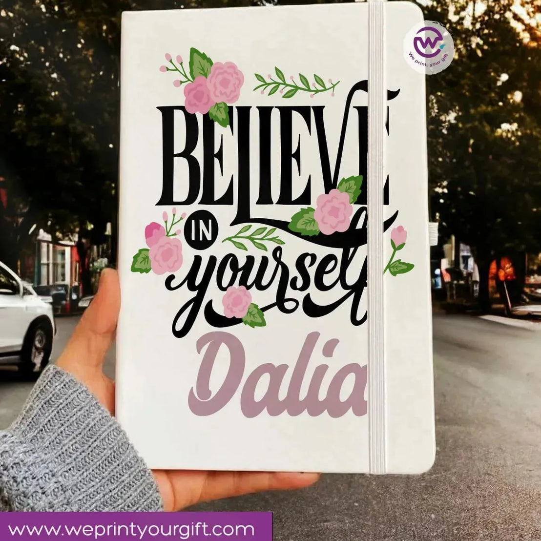 Notebook with Elastic Band - inspiration - WE PRINT