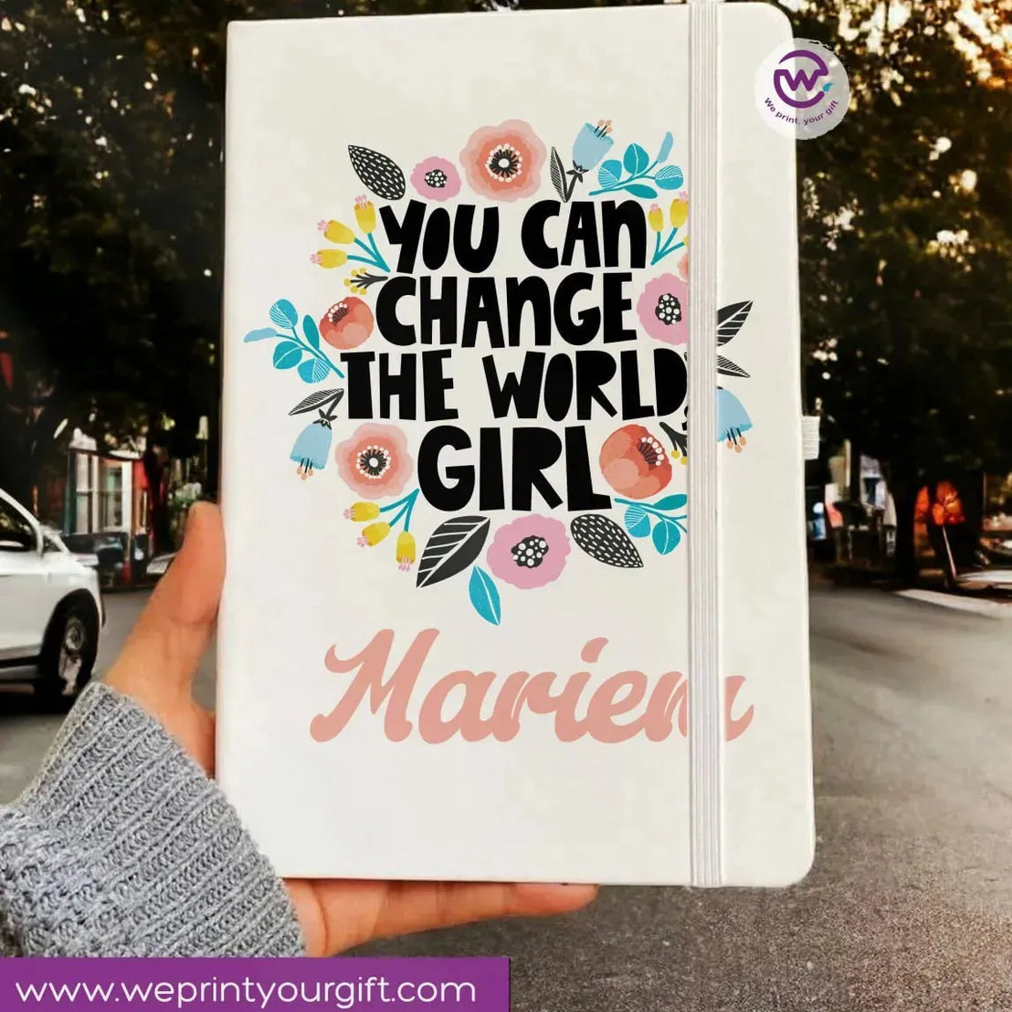 Notebook with Elastic Band - inspiration - WE PRINT