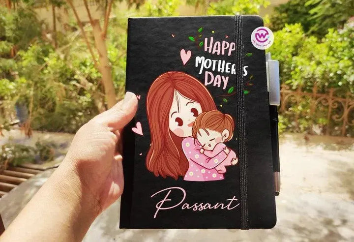 Notebook with Elastic Band- Mother's Day Designs - WE PRINT