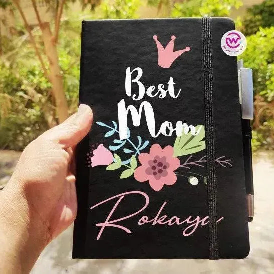 Notebook with Elastic Band- Mother's Day Designs - WE PRINT