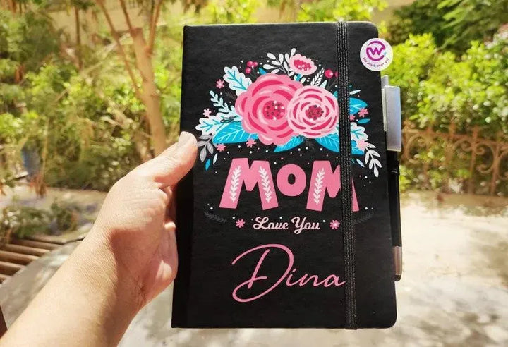 Notebook with Elastic Band- Mother's Day Designs - WE PRINT