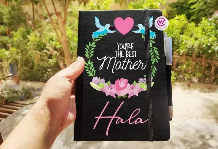 Notebook with Elastic Band- Mother's Day Designs - WE PRINT