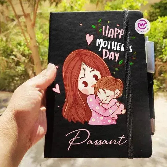 Notebook with Elastic Band- Mother's Day Designs - WE PRINT