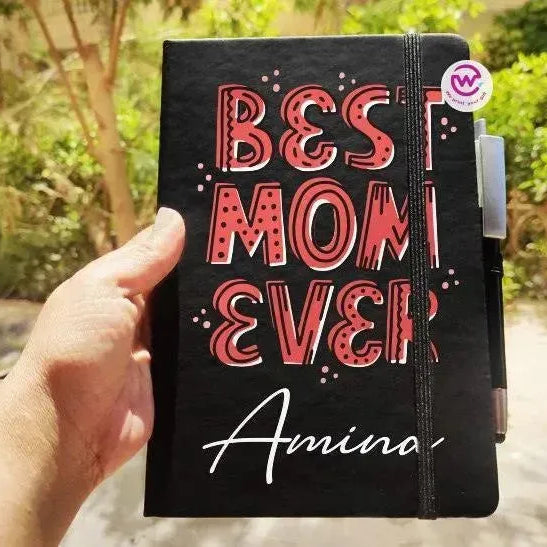 Notebook with Elastic Band- Mother's Day Designs - WE PRINT