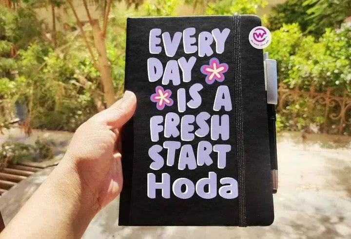 Notebook with Elastic Band - Motivational - WE PRINT