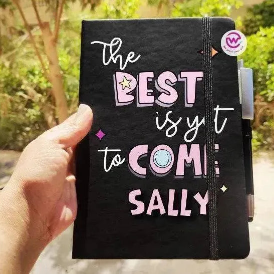 Notebook with Elastic Band - Motivational - WE PRINT