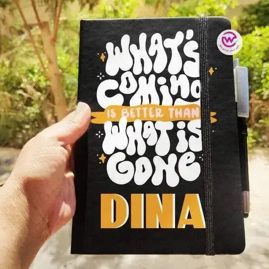 Notebook with Elastic Band - Motivational - WE PRINT