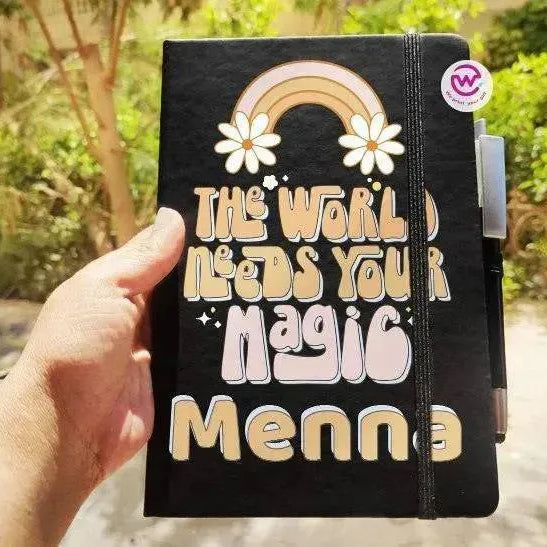 Notebook with Elastic Band - Motivational - WE PRINT