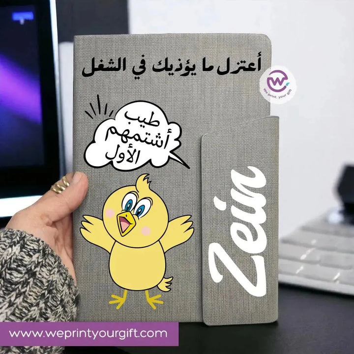 Notebook with magnetic closure-Comic-A - WE PRINT