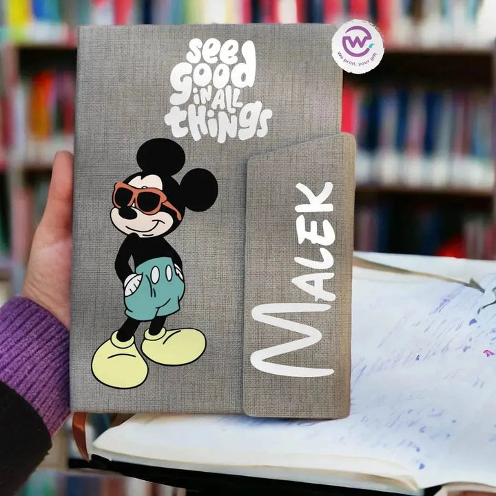 Notebook with magnetic closure-Disney - WE PRINT