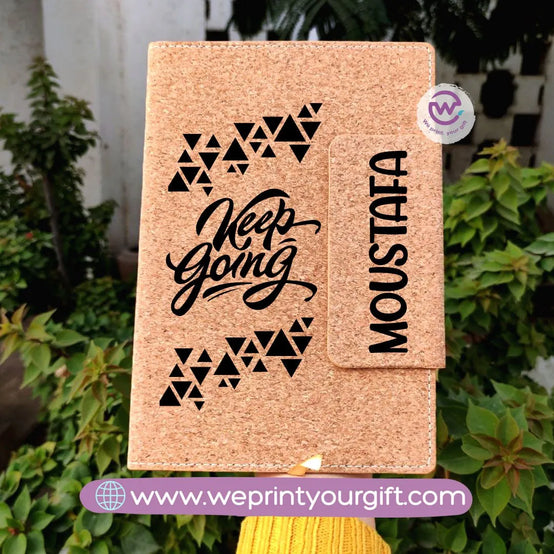 Notebook with magnetic closure-English quotes - WE PRINT