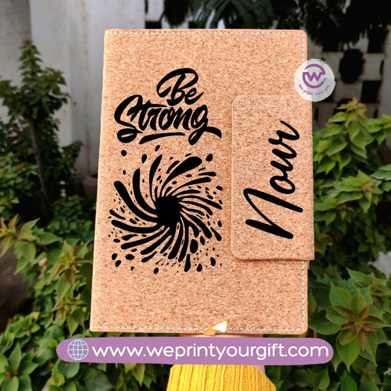 Notebook with magnetic closure-English quotes - WE PRINT