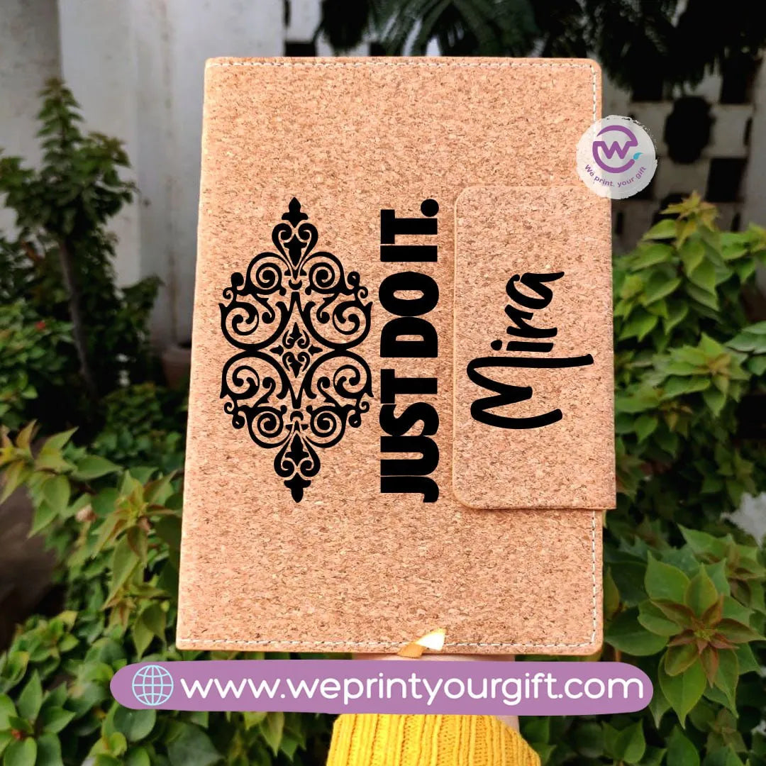 Notebook with magnetic closure-English quotes - WE PRINT