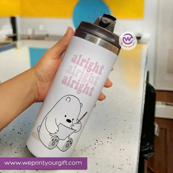 Ordinary Starbucks Mug - Stainless Steel - We bare bears - WE PRINT