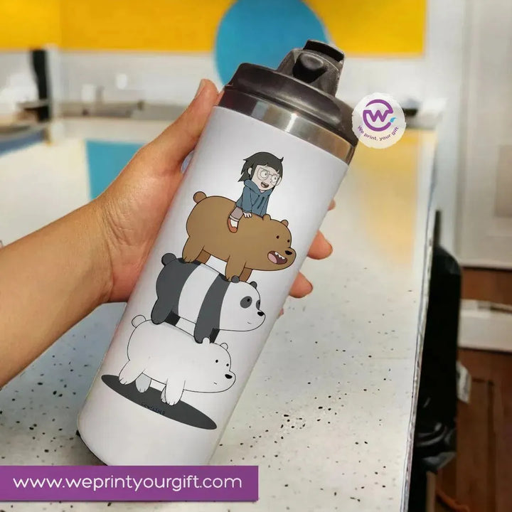 Ordinary Starbucks Mug - Stainless Steel - We bare bears - WE PRINT