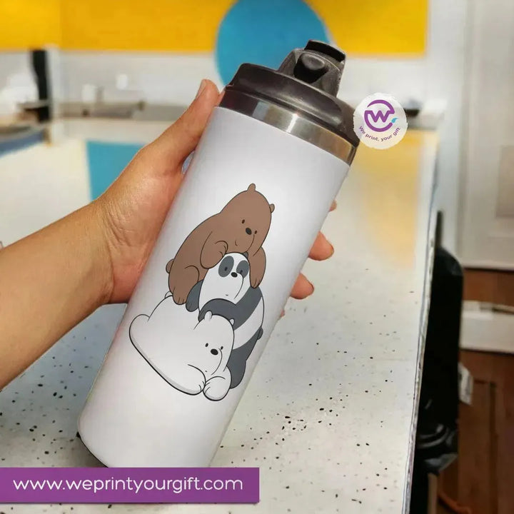 Ordinary Starbucks Mug - Stainless Steel - We bare bears - WE PRINT