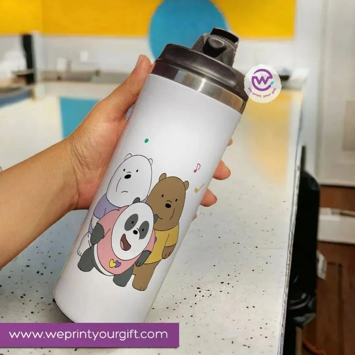 Ordinary Starbucks Mug - Stainless Steel - We bare bears - WE PRINT